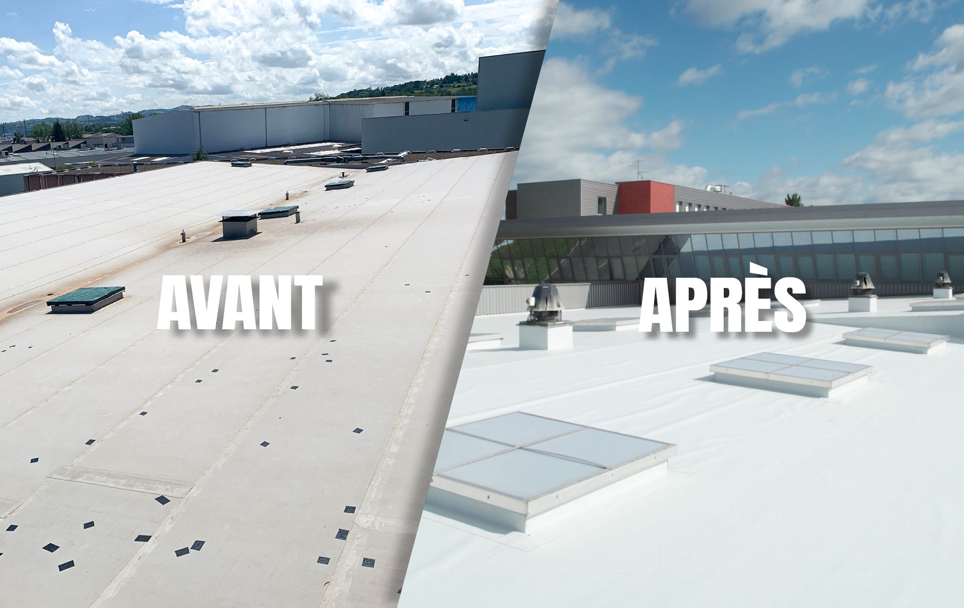 Rénovation de la couverture du Lycée E Legrand au Coteau (42)