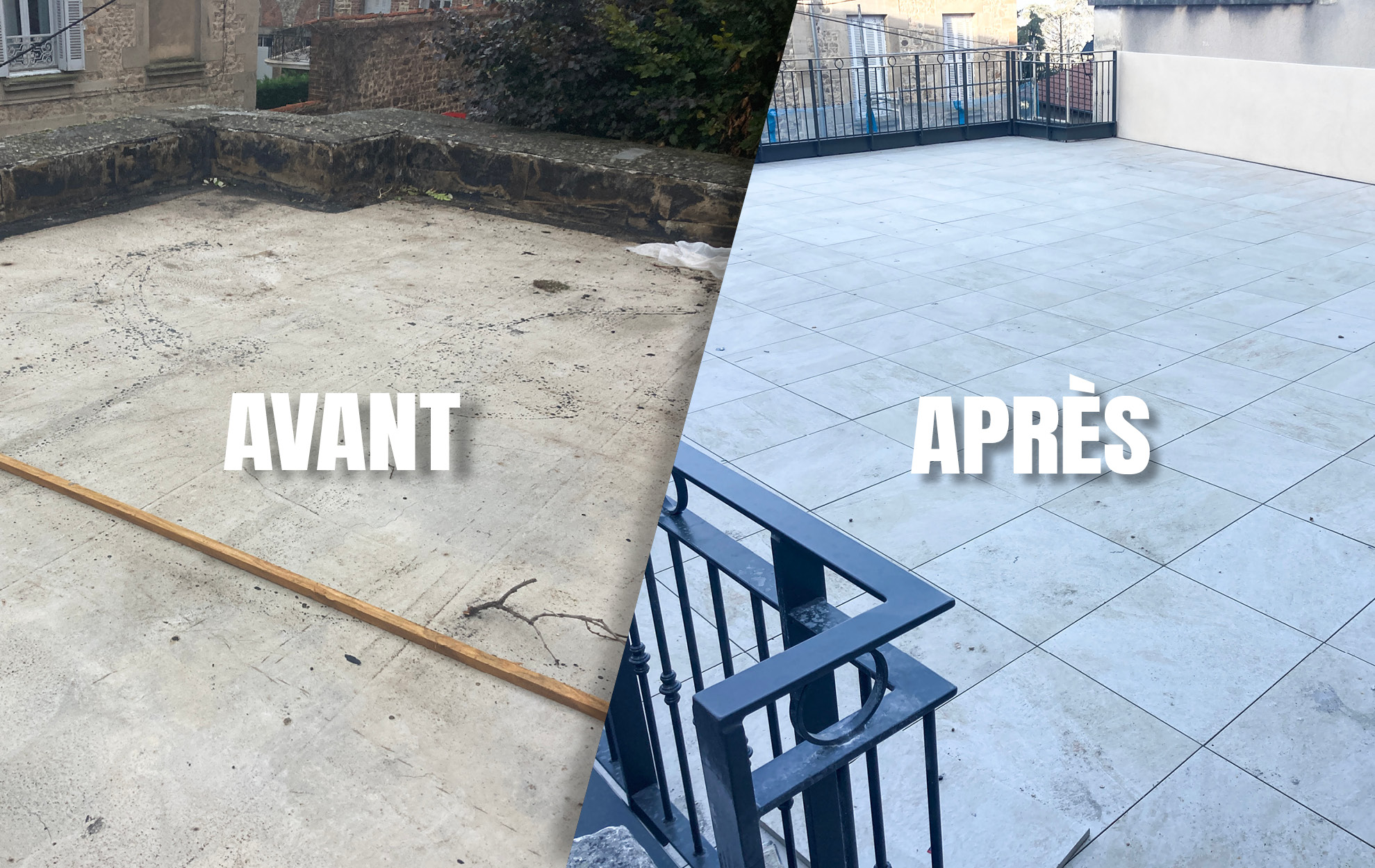 Rénovation étanchéité terrasse du Cloître de Saint-Galmier