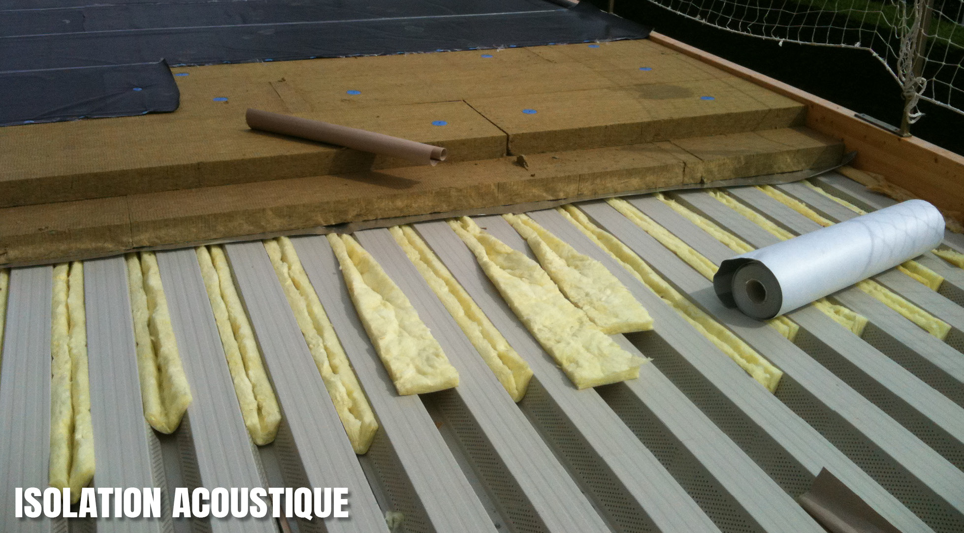 Etancoba a réalisé l'isolation acoustique du tennis club de Riorges