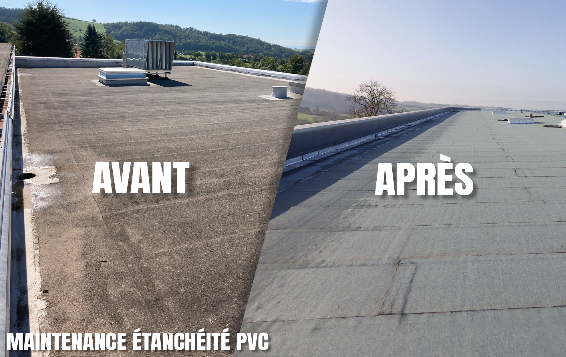 Maintenance de l'étanchéité de Chirat situé à Saint-Just-la-Pendue